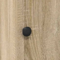 vidaXL Keukenkast Beige 35 x 50 x 180 cm Bewerkt hout