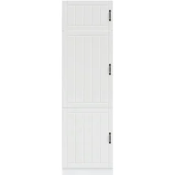 vidaXL Keukenkast Lucca bewerkt hout oud houtkleurig