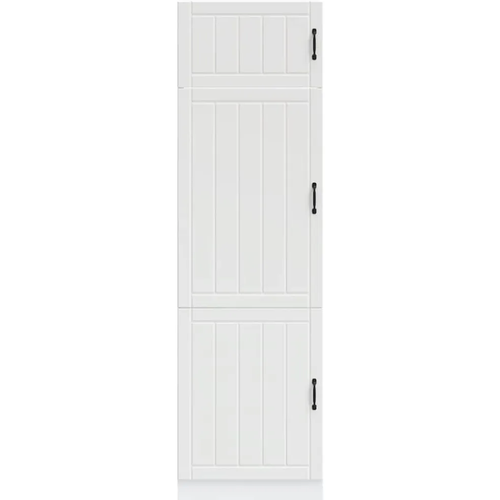 vidaXL Keukenkast Lucca bewerkt hout oud houtkleurig