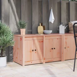 vidaXL Keukenkast met plank MEPPEL Bruin Eiken 106 x 55 x 64 cm