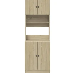 vidaXL Keukenkast 60x50x180 cm bewerkt hout sonoma eikenkleurig