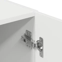 vidaXL Keukenkast 38x41,5x131,5 cm bewerkt hout wit