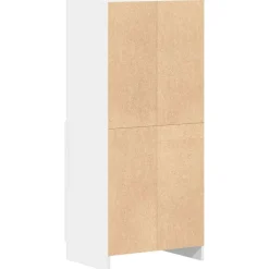 vidaXL Keukenkast 57x41,5x131,5 cm bewerkt hout wit