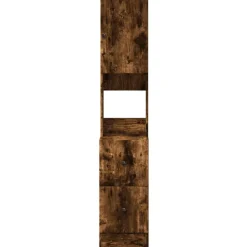 vidaXL Keukenkast 35x50x180 cm bewerkt hout gerookt eikenkleurig