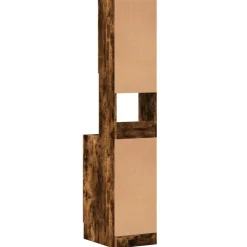 vidaXL Keukenkast 35x50x180 cm bewerkt hout gerookt eikenkleurig