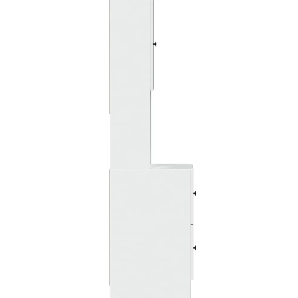 vidaXL Keukenkast 35x50x180 cm bewerkt hout wit