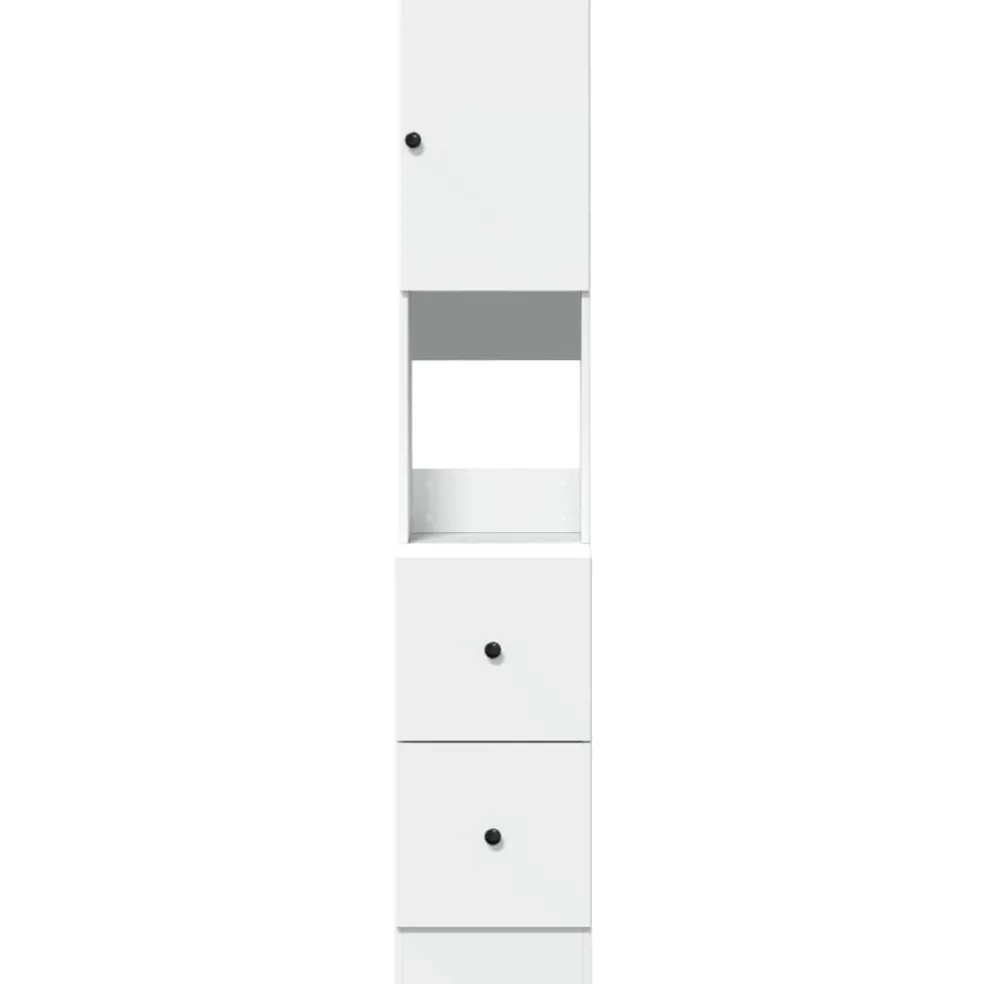 vidaXL Keukenkast 35x50x180 cm bewerkt hout wit