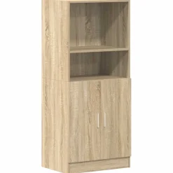 vidaXL Keukenkast 57x41,5x131,5 cm bewerkt hout sonoma eikenkleurig
