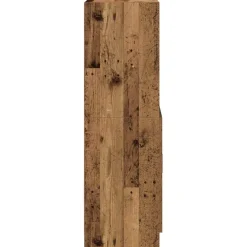 vidaXL Keukenkast 57x41,5x131,5 cm bewerkt hout oud houtkleurig