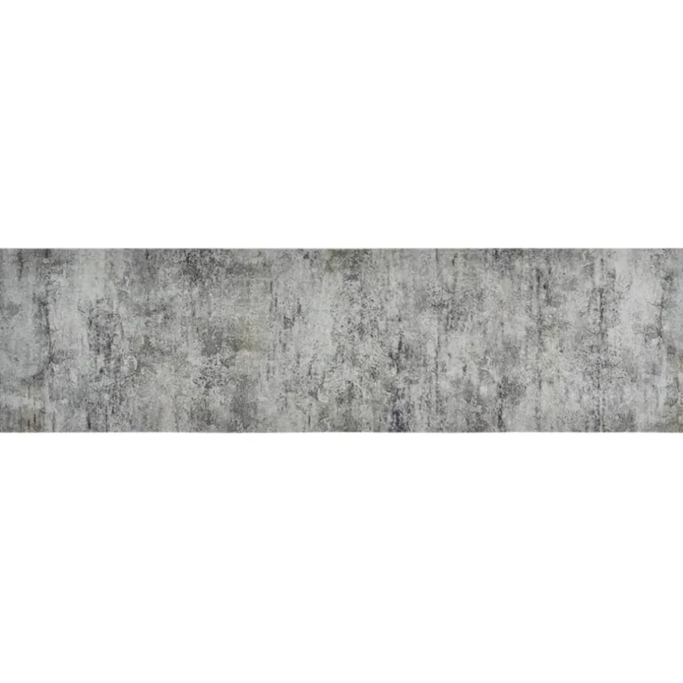 vidaXL Keukenmat wasbaar betonprint 45x150 cm fluweel