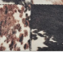 vidaXL Keukenmat wasbaar dierenhuidprint 45x150 cm fluweel