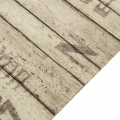 vidaXL Keukenmat wasbaar hekprint 45x150 cm fluweel