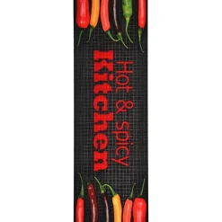 vidaXL Keukenmat wasbaar Hot & Spicy 60x300 cm