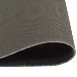 vidaXL Keukenmat wasbaar koffieprint 45x150 cm fluweel zwart