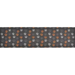 vidaXL Keukenmat wasbaar potenprint 45x150 cm fluweel