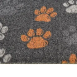 vidaXL Keukenmat wasbaar potenprint 45x150 cm fluweel