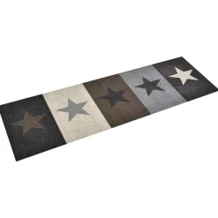 vidaXL Keukenmat wasbaar Star 45x150 cm