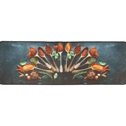 vidaXL Keukenmat wasbaar 60x180 cm meerkleurig