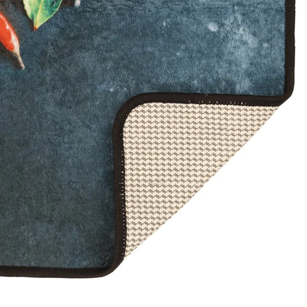 vidaXL Keukenmat wasbaar 60x180 cm meerkleurig