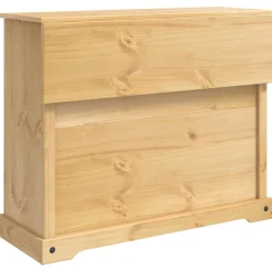 VidaXL Keukenopslag Honing Wax 112 x 70 x 91,5 cm Massief dennenhout