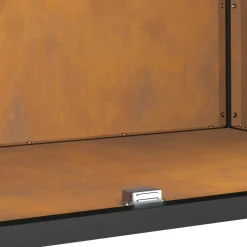 vidaXL Keukenopslag Kast HATTEM Roestig 90 x 50 x 92 cm Staal