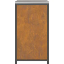 vidaXL Keukenopslag Kast HATTEM Roestig 90 x 50 x 92 cm Staal