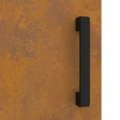 vidaXL Keukenopslag Kast HATTEM Roestig 90 x 50 x 92 cm Staal