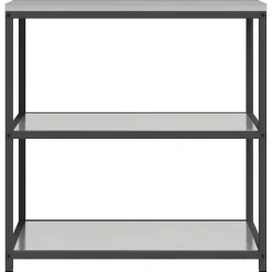 vidaXL Keukenplankeenheid HATTEM Zilverkleurig 90 x 50 x 92 cm Staal