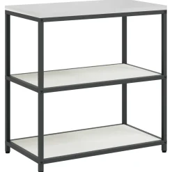 vidaXL Keukenplankeenheid HATTEM Wit 90 x 50 x 92 cm Staal