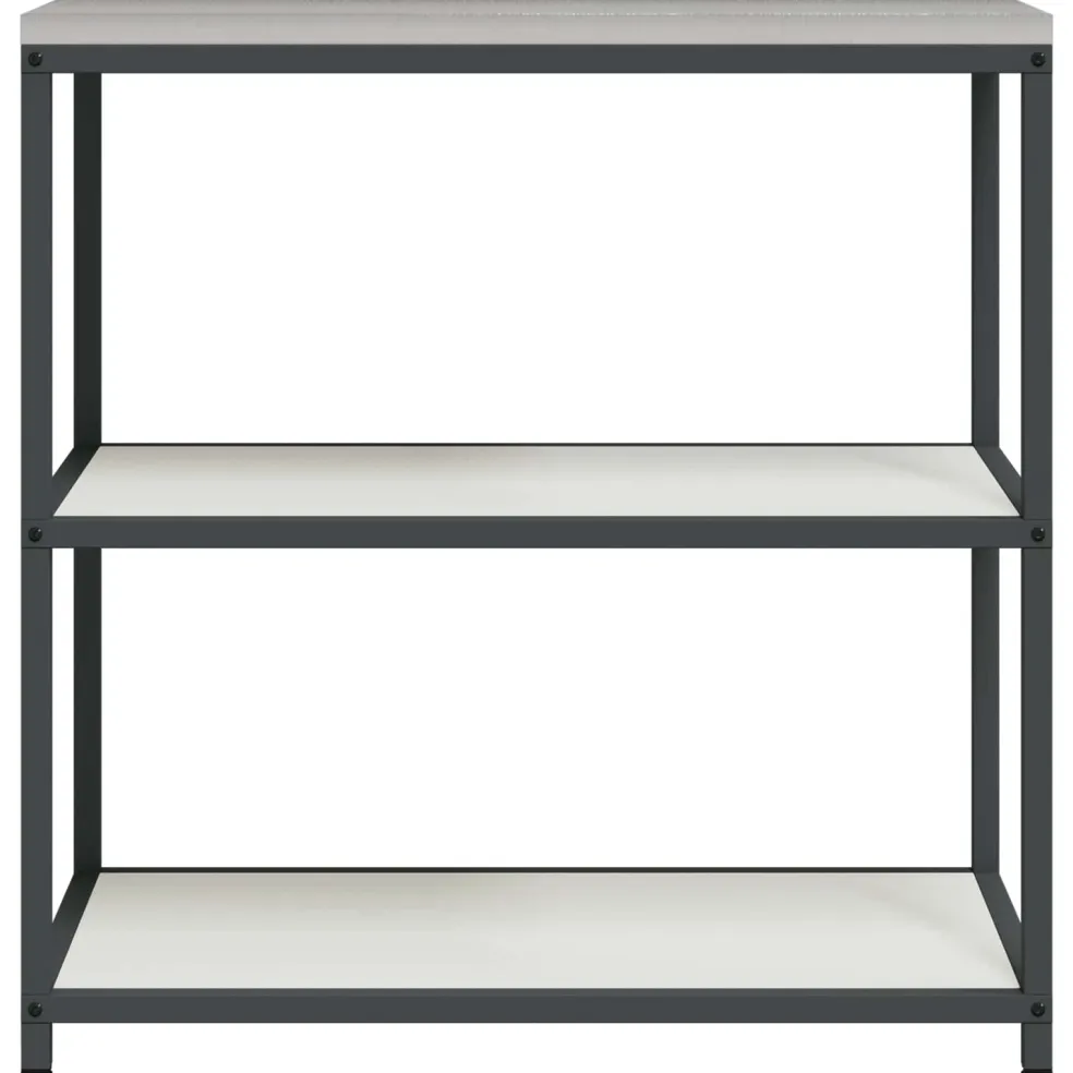 vidaXL Keukenplankeenheid HATTEM Wit 90 x 50 x 92 cm Staal