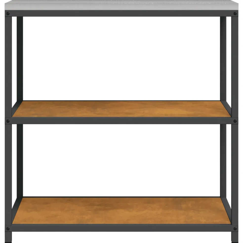 vidaXL Keukenplankeenheid HATTEM Roestig 90 x 50 x 92 cm Staal