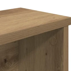vidaXL Keukenrekken stapelbaar 2 st 50x15x16 cm artisanaal eikenkleur
