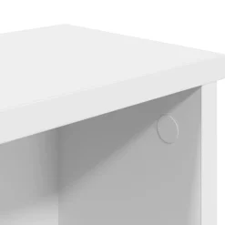 vidaXL Keukenrekken stapelbaar 2 st 50x15x16 cm wit