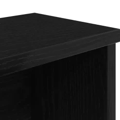 vidaXL Keukenrek stapelbaar 60x15x16 cm bewerkt hout zwart