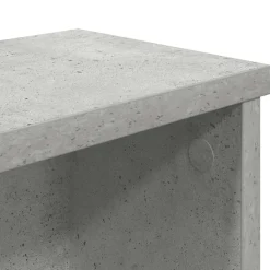 vidaXL Keukenrek stapelbaar 50x15x16 cm bewerkt hout betongrijs