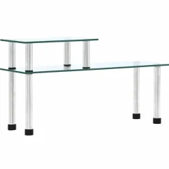 vidaXL Keukenschap 45x16x26 cm gehard glas transparent