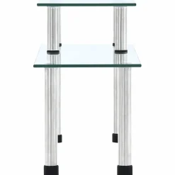 vidaXL Keukenschap 45x16x26 cm gehard glas transparent