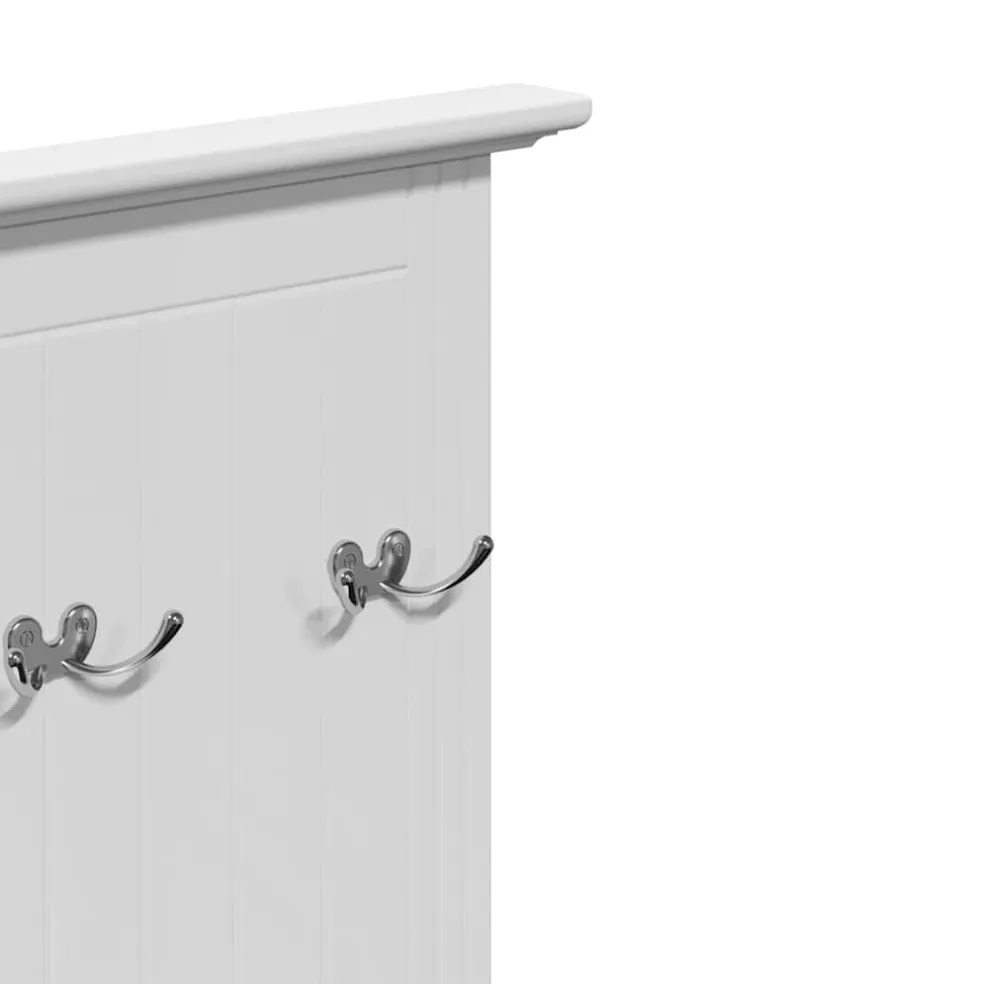 vidaXL Keukentrolley BODO 72x45x80 cm wit en bruin