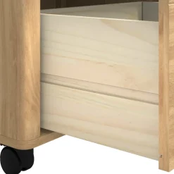 vidaXL Keuken Trolley FLORO Wasbruin 72,5 x 45 x 80 cm