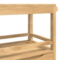 vidaXL Keuken Trolley FLORO Wasbruin 72,5 x 45 x 80 cm