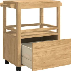 vidaXL Keuken Trolley FLORO Wasbruin 72,5 x 45 x 80 cm