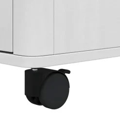 vidaXL Keuken Trolley FLORO Wit 72,5 x 45 x 80 cm Massief Vurenhout