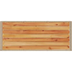 vidaXL Keukentrolley 3-laags poly rattan en massief acaciahout beige