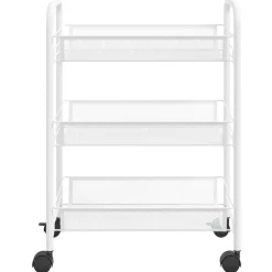vidaXL Keukentrolley 3-laags 46x26x54 cm ijzer wit