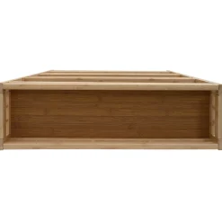 vidaXL Keukentrolley met Wielen Naturel 60 x 18 x 97 cm Bamboe
