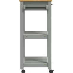 vidaXL Keukentrolley MONZA 60x40x88,5 cm massief grenenhout