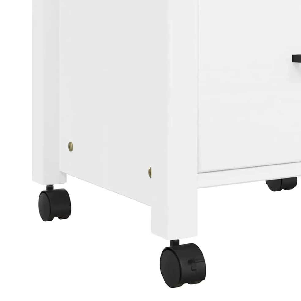vidaXL Keukentrolley MONZA 48x40x88,5 cm massief grenenhout