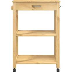 vidaXL Keukentrolley MONZA 60x40x88,5 cm massief grenenhout honingwas