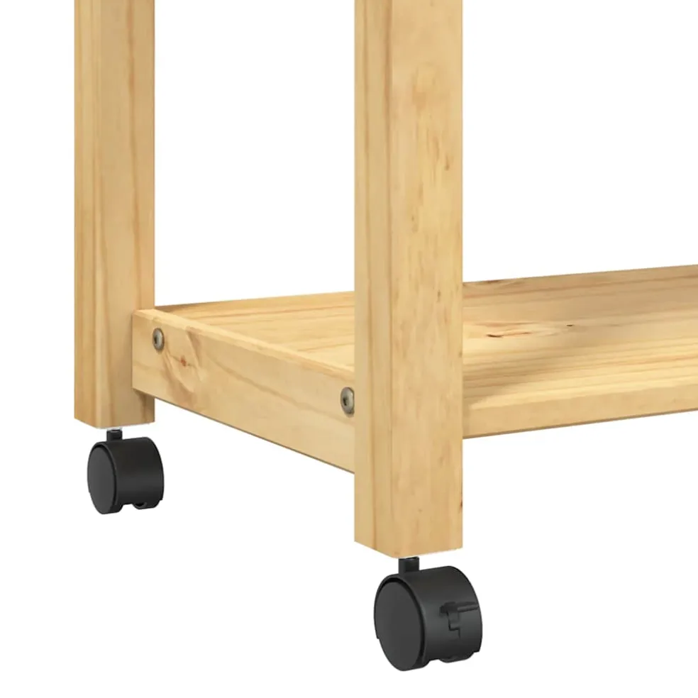 vidaXL Keukentrolley MONZA 60x40x88,5 cm massief grenenhout honingwas