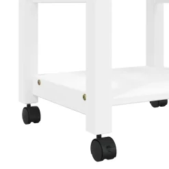 vidaXL Keukentrolley MONZA 48x40x88,5 cm massief grenenhout